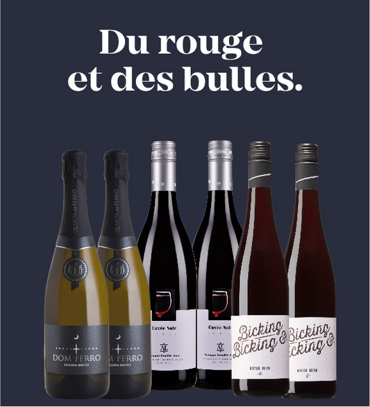 Du rouge et des bulles (6 bouteilles)